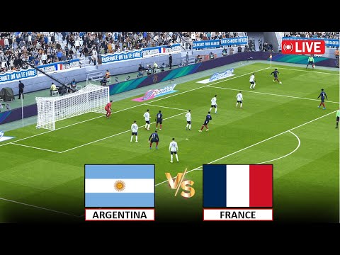 EN VIVO : ARGENTINA vs FRANCIA I CUARTOS DE FINAL I OLÍMPICO DE PARÍS 2024 FÚTBOL MASCULINO I eFOOTBALL PES 21