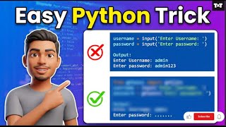 easy python trick using getpass