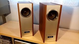 Akai SW-30 Jet Stream full range speakers.