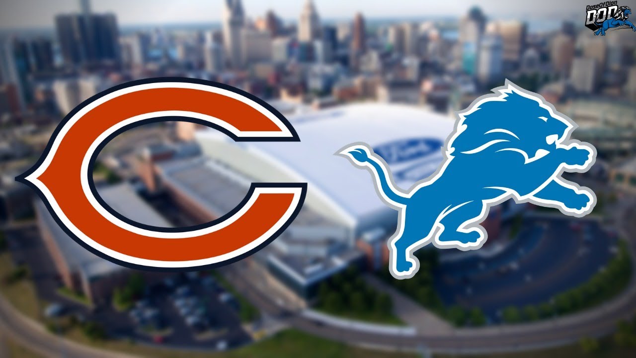 Chicago Bears Vs Detroit Lions Live Watch Party/Reaction - YouTube