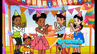 Happy Birthday Song  Gracies Corner  Nursery Rhymes  Kids Songs
