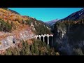 rhb rhätische bahn landwasserviadukt herbst zauberwelt 5min video serie rhaetian railway