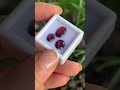 3 viên ganet đỏ đẹp 5.8ct giá 900k gem gemstone ruby