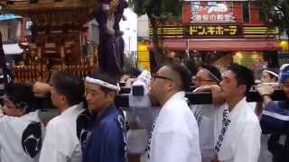 荻窪白山神社例大祭　男みこし 2015/9/7