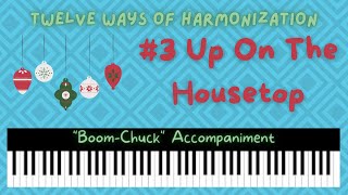 How to Harmonize a Melody on Piano 3:  Boom-Chuck Chord pattern with a lead sheet