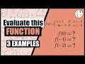 How to Evaluate Piecewise Functions with Given Values: f(-3), f(-2), f(-1), and f(0)