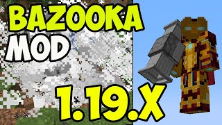 Minecraft GUN mod 1.19 - How download and install Bazooka Gun mod (with FABRIC)