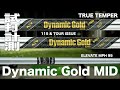 トゥルーテンパー『Dynamic Gold MID』 トラックマン試打