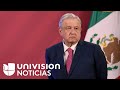 AMLO dice que no utilizará la violencia para intentar frenar la caravana de migrantes