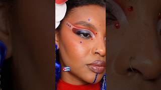 Which flag is NEXT?! Did I ✨SLAY✨?! #makeuptransition #creativemakeup #caribbean #cuba #cubanos