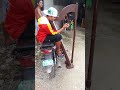 foreigner in bohol philippines musician playing harp