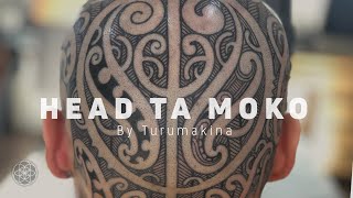 TA MOKO by Turumakina // Maori Head Tattoo