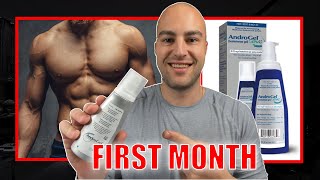 First MONTH of AndroGel | Testosterone Replacement Therapy (TRT) | Review