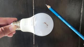 Did You Know This Trick? Put Super Glue on the Broken Led Bulb and you will be amazed