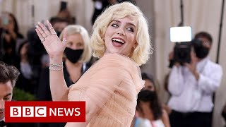 Star-spangled celebrities welcome back Met Gala - BBC News