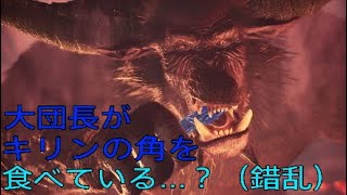 キリンの角を食べる大団長【初見ソロ】【MHW：IB】