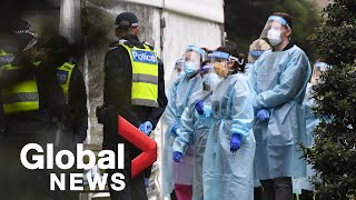 Coronavirus: Australia's second-largest city goes back into lockdown
