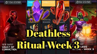 Deathless Ritual Week 3 | Vault Of Strength Week 3 | Mcoc January 2025 Side Quest | MCOC |