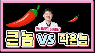 큰 놈 vs 작은 놈 - 오르가즘의 승자는??