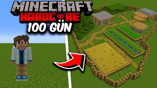 Minecraft hardcore'da DÜZ DÜNYADA 100 gün hayatta kalmak…