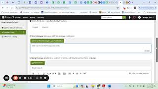 Sending Alerts in ParentSquare