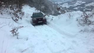 Nissan X-trail off road snow