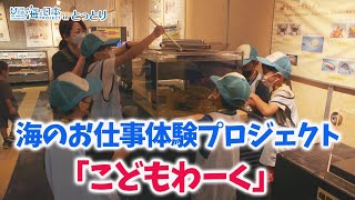 カニが主役の水族館でお仕事体験！「こどもわーく」に小学生挑戦 日本財団 海と日本PROJECT in とっとり 2022 #25