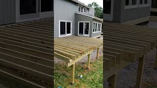Framing Day 🥳 #building #decks