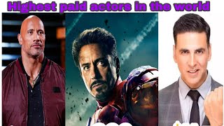 உலகத்திலேயே மிக அதிகமாக சம்பளம் வாங்கும் 10 நடிகர்கள் | highest paid actors in the world