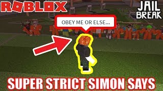 Hardest Simon Says Ever Challenge Win Robux Roblox Jailbreak Live - roblox admin joins my game mid recording roblox jailbreak
