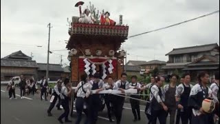 袋井市春岡　春日社　祝落慶40周年記念引き廻し2015.08