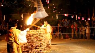 秋葉山量覚院 火防祭 3.松明入場編　2013年12月6日