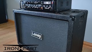 Laney Iron Heart IRT Studio + IRT 212 Demo Ibanez 7 String