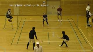 熊本県ショートテニス大会in上天草フリー混合予選 大坊・小澤LEONEvs上田・細谷大分 20191208