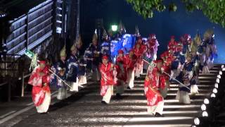 十人十彩　～2014おきゃく・よさこい春宵祭(三翠園横 坂道)