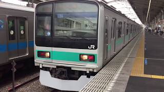 209系1000番台東マト82編成 代々木上原発車