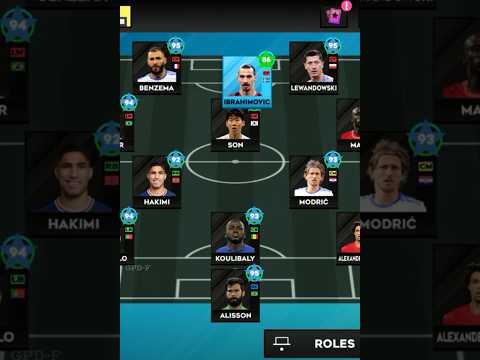 Dls 23 top 11 Low Rating squad 3-2-3-2 Formation #viral #shorts