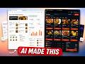 Build a Premium AI Restaurant Dashboard with Next.js 15, React, Tailwind & ShadCN