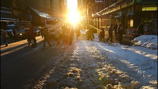 NEW YORK CITY 2018: 5 days after the SNOW BLIZZARD! [4K]