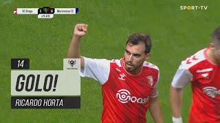 Goal | Golo Ricardo Horta: SC Braga (1)-0 Moreirense (Taça de Portugal 22/23)