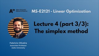 MS-E2121 - Linear Optimization - Lecture 4.3