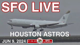 SFO LIVE | SUNDAY PLANE SPOTTING FROM SAN FRANCISCO CALIFORNIA