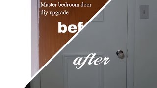 HOW TO MAKEOVER A PLAIN BEDROOM DOOR