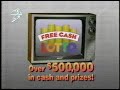 1990 WITI TV Free Cash Lotto Commercial