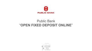 PB   Open A Fixed Deposit Online