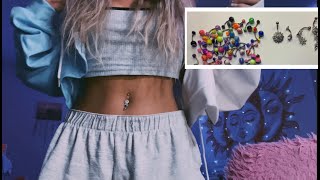 trying on belly rings! from (bodyj4you)