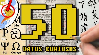 50 DATOS CURIOSOS DE LOS IDIOMAS