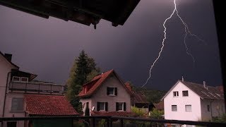 Blitze/Gewitter/Hagel Urdorf 30.08.2017