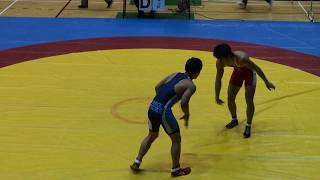 【66kg QF】全国中学選抜選手権2014 準々決勝　荒川廣貴vs安楽龍馬