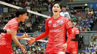 サントリーが１４年ぶり日本一　高橋藍が初タイトル　前回王者・大阪Ｂをストレートで下す…バレーボール天皇杯